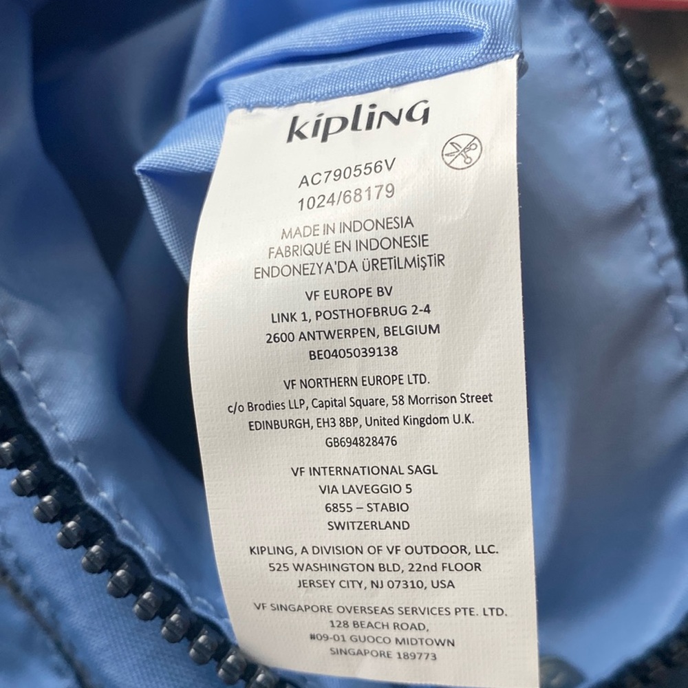 Kipling Keiko Blue Crossbody Mini Bag - Picture 8 of 11